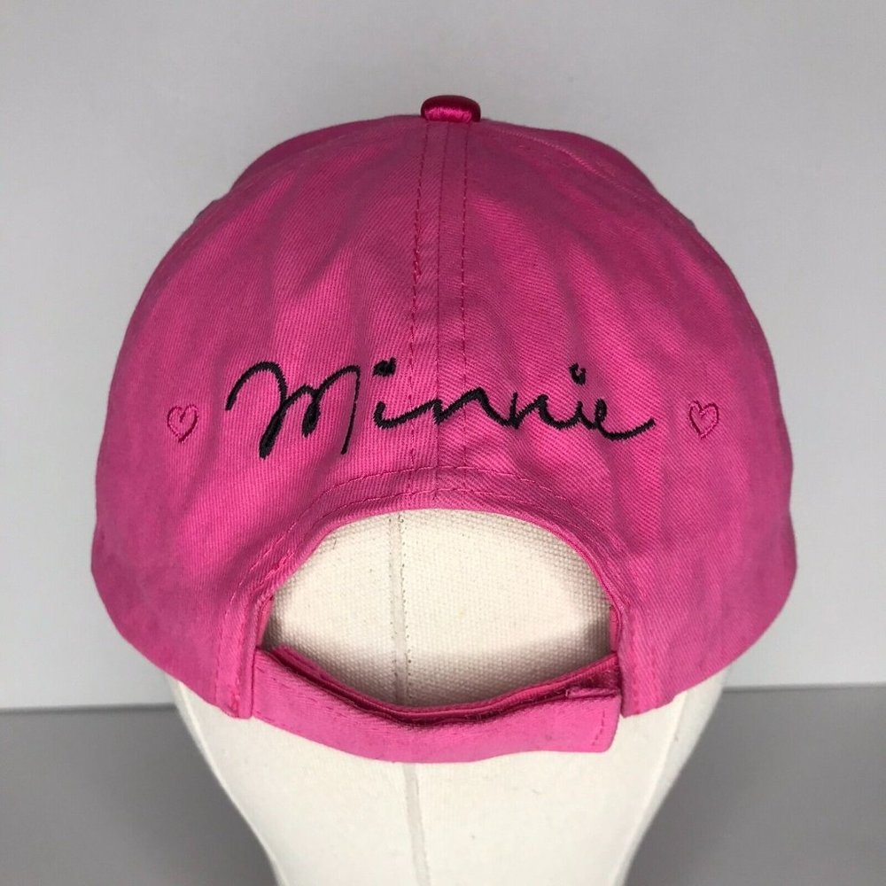 Disney Minnie Mouse Pink Sequin Girls Adjustable Hat - Picture 5 of 11